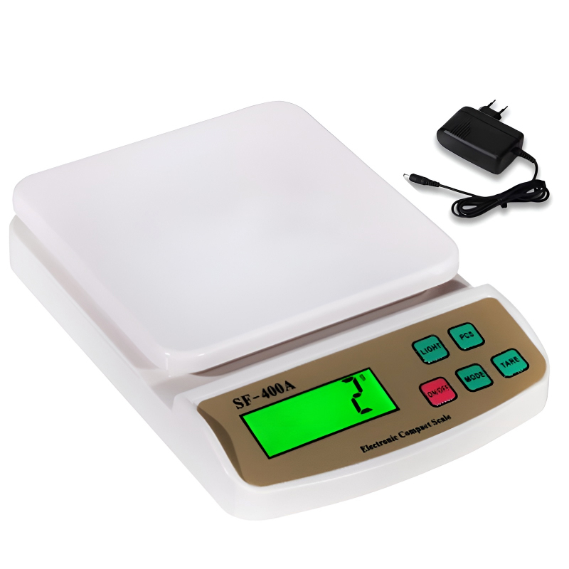 SF-400A Digital Kitchen Scale – 10kg/1g Precision with LCD Display & Dual Power Options - Image 15