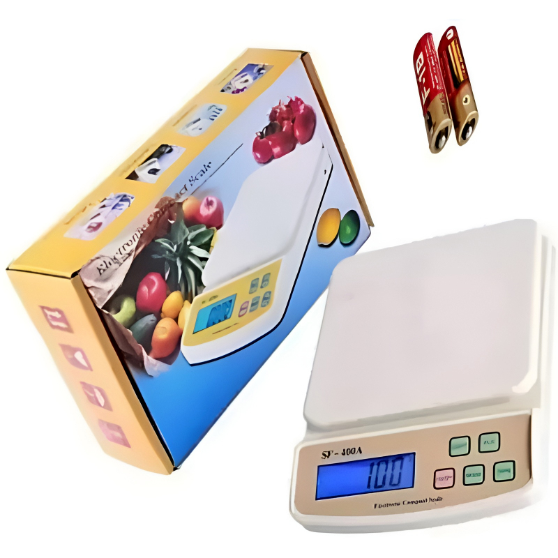 SF-400A Digital Kitchen Scale – 10kg/1g Precision with LCD Display & Dual Power Options - Image 5