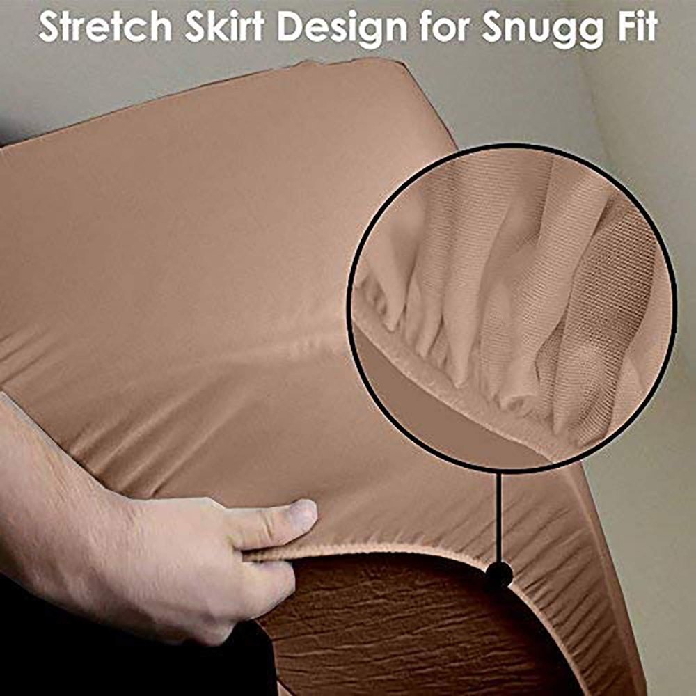 King Size Waterproof Mattress Cover Cotton Fitted Sheet Protector Bedsheet - Image 9