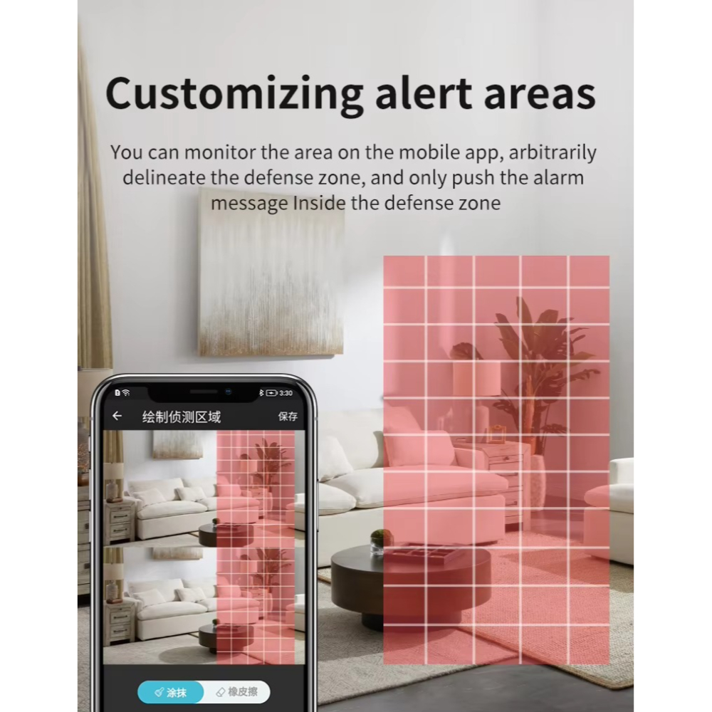 V380PR0 4K ULTRA HD Dual Lens Wifi PTZ Camera with Night Vision, Two-Way Audio, and AI Human Motion Tracking for Comprehensive Surveillance - Image 5