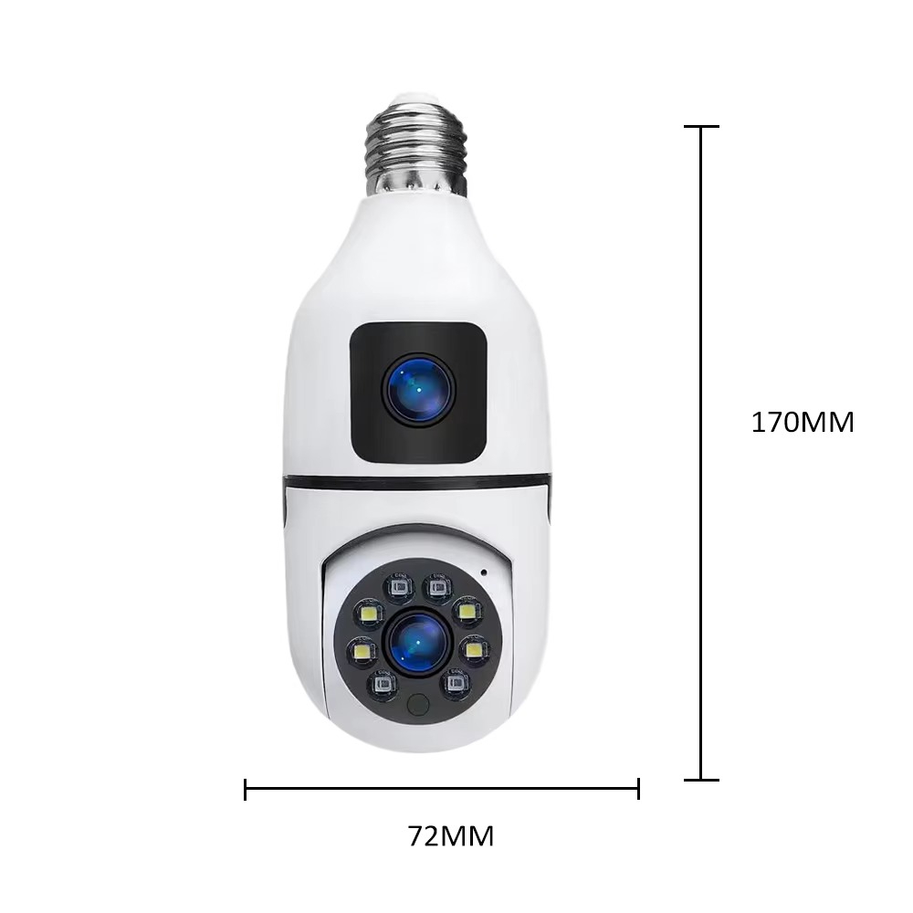 Wireless 360-Degree Pan-Tilt-Zoom Smart Camera with Dual Lenses and IP Connectivity - Image 5