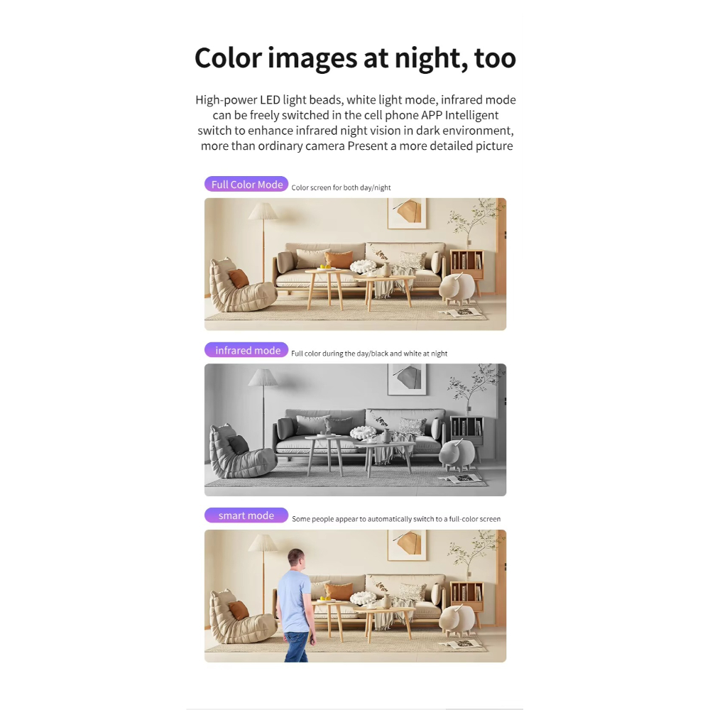 V380PR0 4K ULTRA HD Dual Lens Wifi PTZ Camera with Night Vision, Two-Way Audio, and AI Human Motion Tracking for Comprehensive Surveillance - Image 7