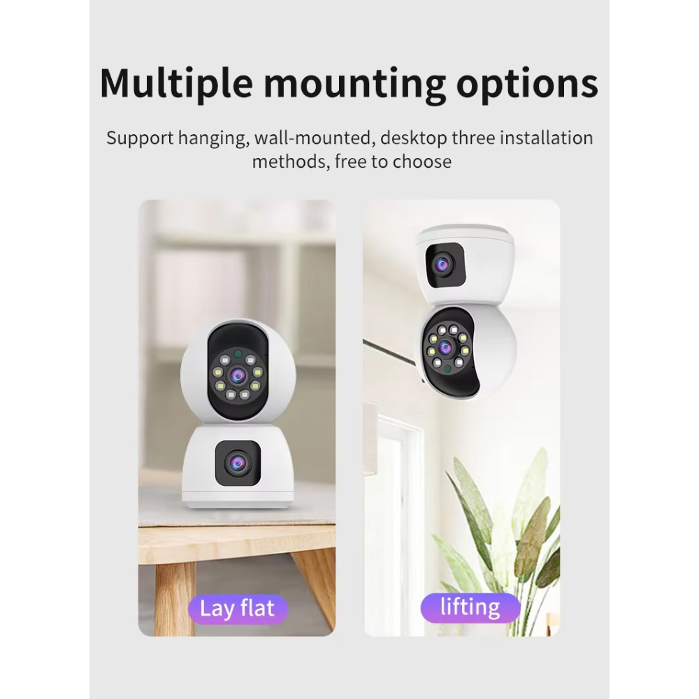V380PR0 4K ULTRA HD Dual Lens Wifi PTZ Camera with Night Vision, Two-Way Audio, and AI Human Motion Tracking for Comprehensive Surveillance - Image 12