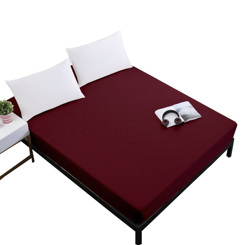 King Size Waterproof Mattress Cover Cotton Fitted Sheet Protector Bedsheet - Image 14