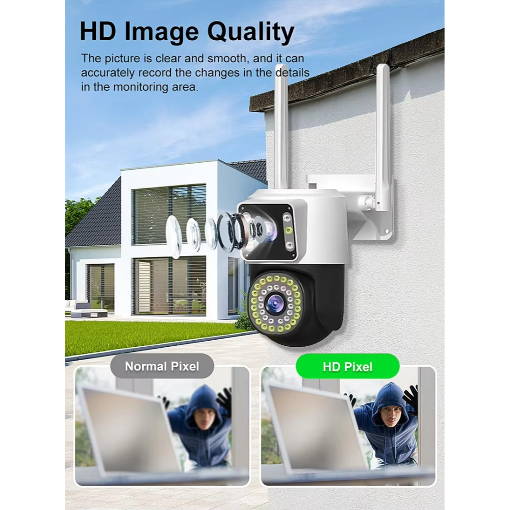 V380PR0 4K ULTRA HD Dual Lens Wifi PTZ Camera with Night Vision, Two-Way Audio, and AI Human Motion Tracking for Comprehensive Surveillance - Image 10