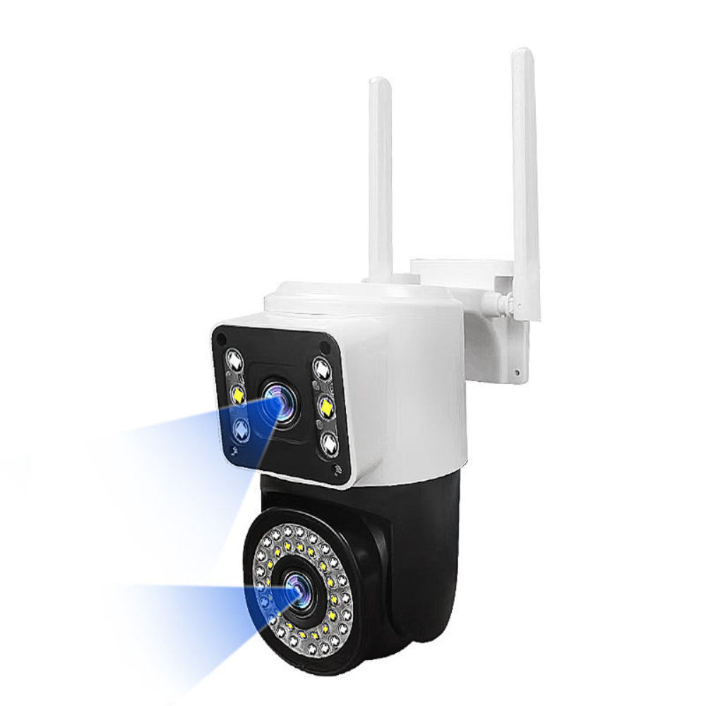 V380PR0 4K ULTRA HD Dual Lens Wifi PTZ Camera with Night Vision, Two-Way Audio, and AI Human Motion Tracking for Comprehensive Surveillance - Image 3