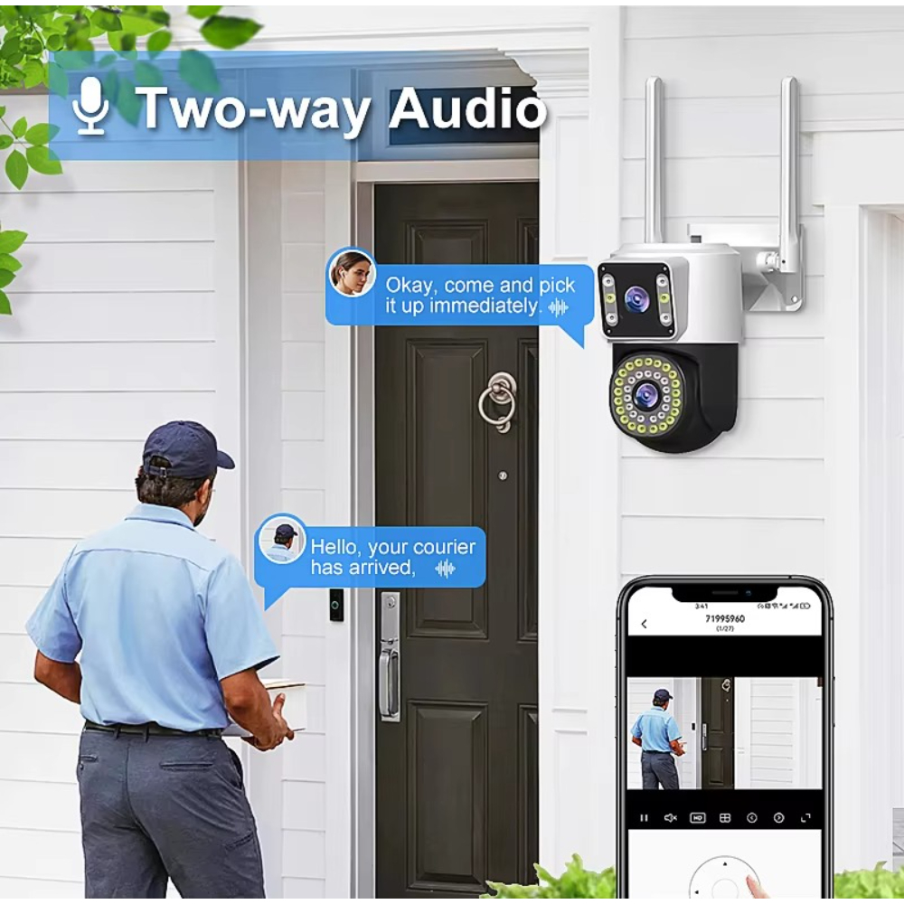 V380PR0 4K ULTRA HD Dual Lens Wifi PTZ Camera with Night Vision, Two-Way Audio, and AI Human Motion Tracking for Comprehensive Surveillance - Image 9