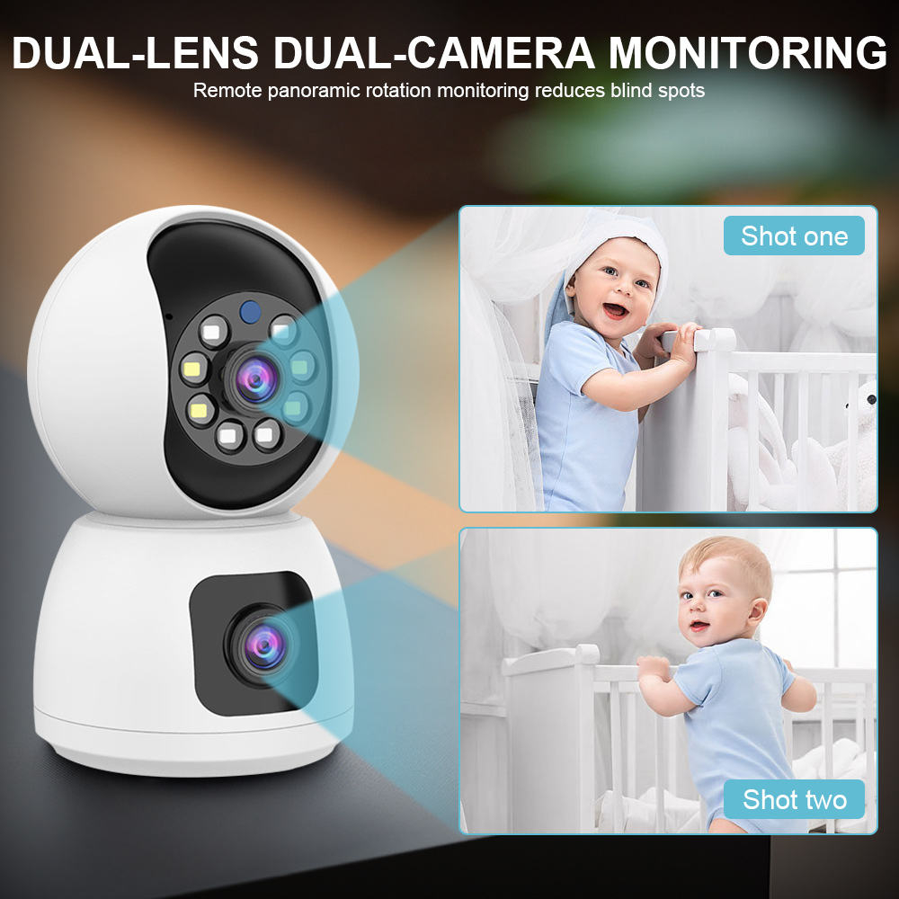 V380PR0 4K ULTRA HD Dual Lens Wifi PTZ Camera with Night Vision, Two-Way Audio, and AI Human Motion Tracking for Comprehensive Surveillance - Image 2
