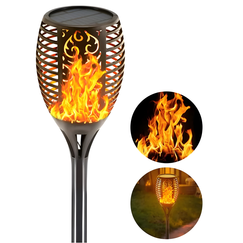 XF-6017 Solar Flame LED Light Lamp Enhance Your Outdoors With Stunning Decoration - Image 15