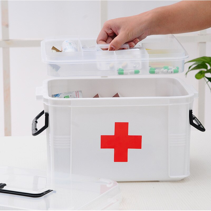 Multi-Layer Medicine Storage Organizer First Aid Box - Image 9