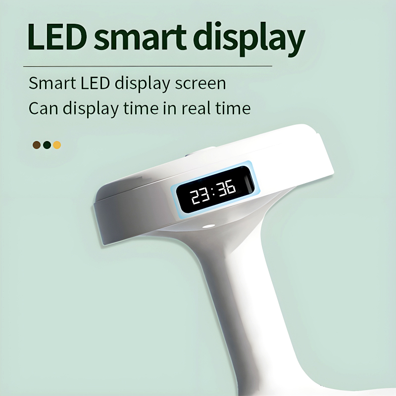 600ml Anti-Gravity Cool Mist Humidifier With Clock & Aroma Diffuser For Office And Bedroom - Image 24