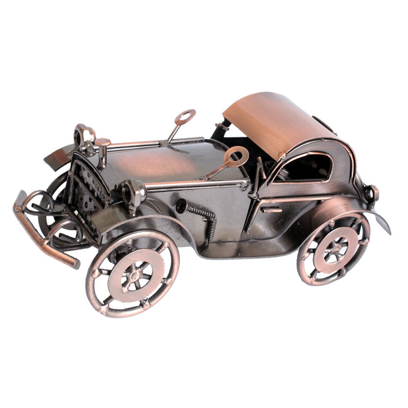 Iron Old Car Ornaments Bone-Shaker Vintage Car Retro And Nostalgic Window Decorations - Image 5
