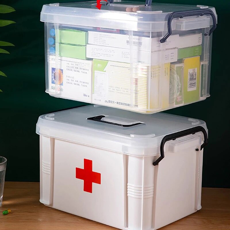 Multi-Layer Medicine Storage Organizer First Aid Box - Image 8
