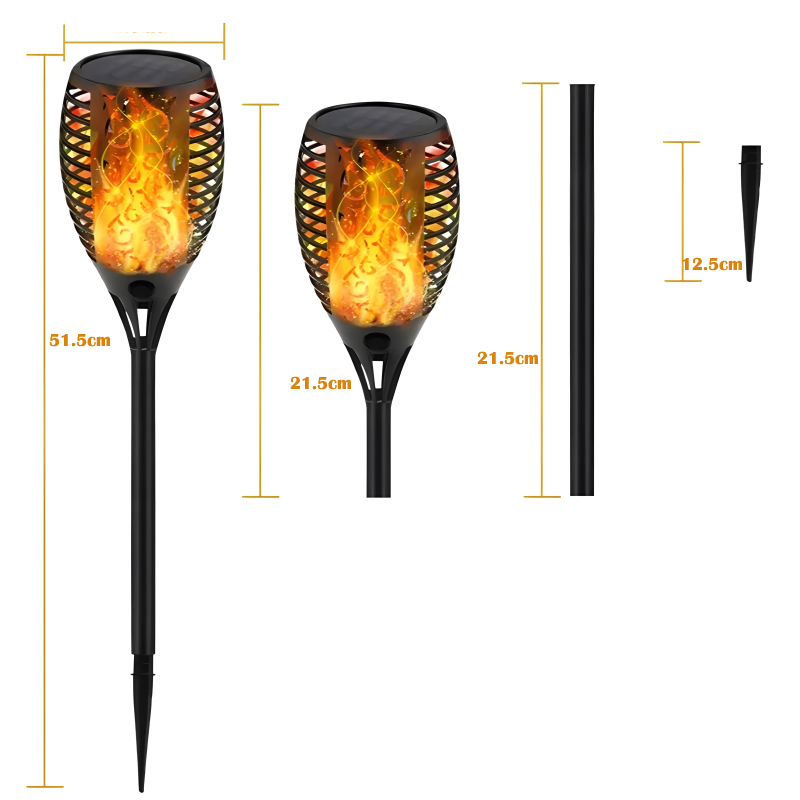 XF-6017 Solar Flame LED Light Lamp Enhance Your Outdoors With Stunning Decoration - Image 19