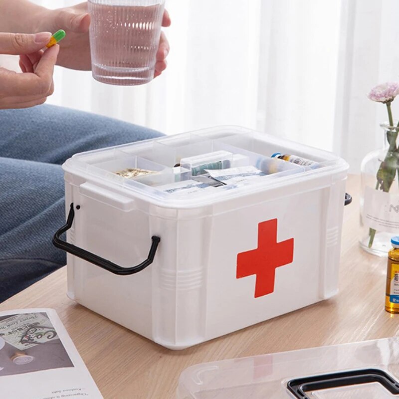 Multi-Layer Medicine Storage Organizer First Aid Box - Image 6