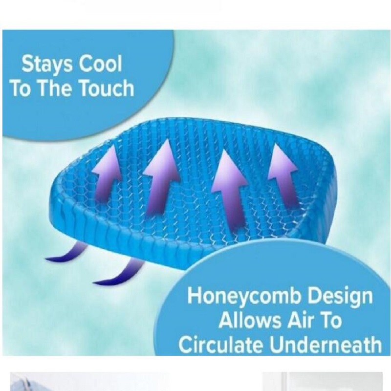 Breathable Silicone Gel Cushion Anti Decubitus Pain Relief Health Care Massage Sitter Pad - Image 4