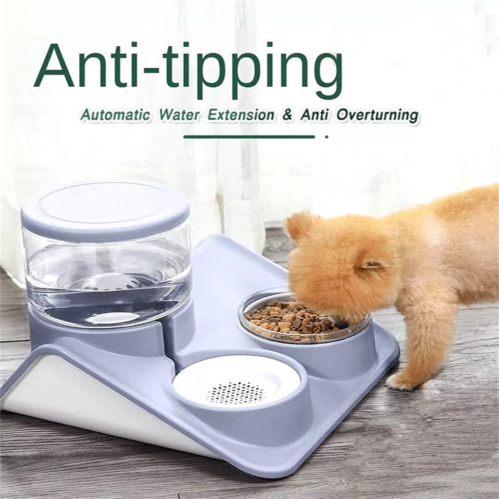1.8L Automatic Water Dispenser And Pet Food Bowl Set - Image 5