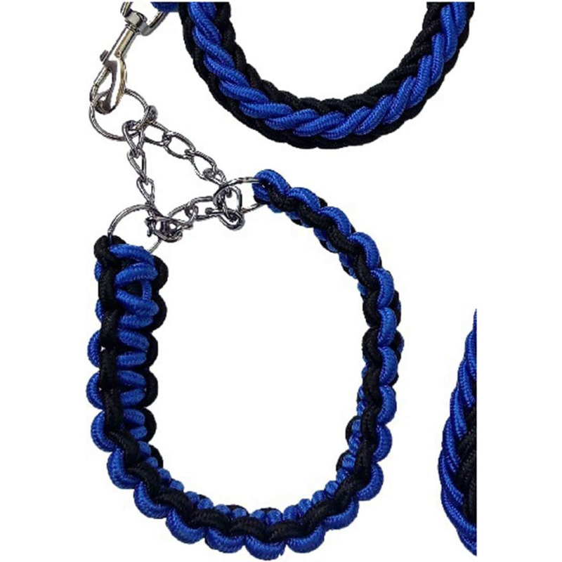 8-Strand Nylon Strong Traction Rope Dog Collar Leash - Image 8