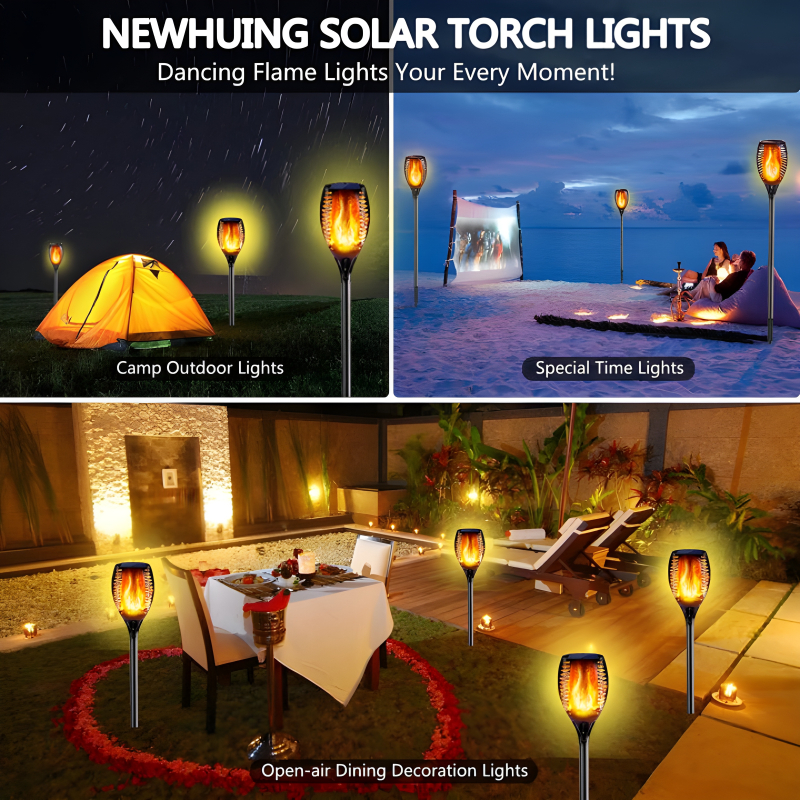 XF-6017 Solar Flame LED Light Lamp Enhance Your Outdoors With Stunning Decoration - Image 17
