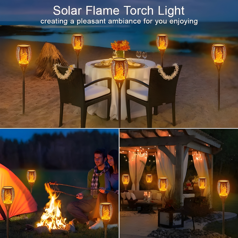 XF-6017 Solar Flame LED Light Lamp Enhance Your Outdoors With Stunning Decoration - Image 16