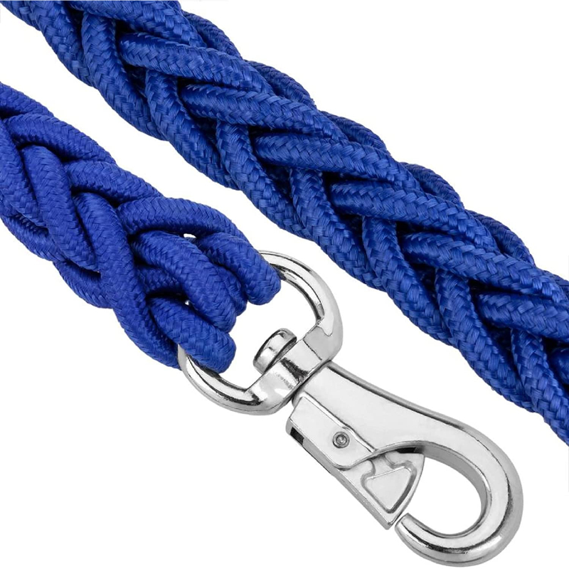 8-Strand Nylon Strong Traction Rope Dog Collar Leash - Image 3