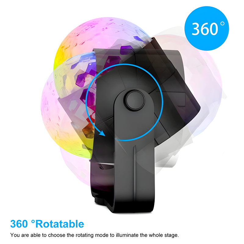 LT-910 Mini LED Projector With Speaker & RGB Disco Light - Image 18