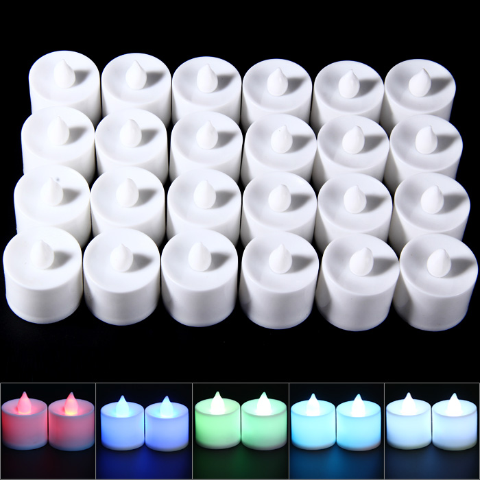 24pcs Led Electronic Candle Smokeless Flameless Decorative Candles Battery Operated - Image 7