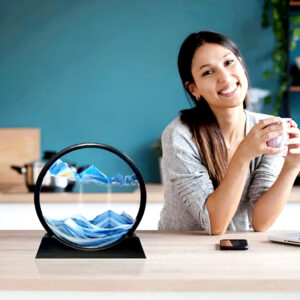 Dynamic 3D Sandscape Glass Art Fascinating Flowing Sand Frame for Elegant Home Decor  Previous product  Next product