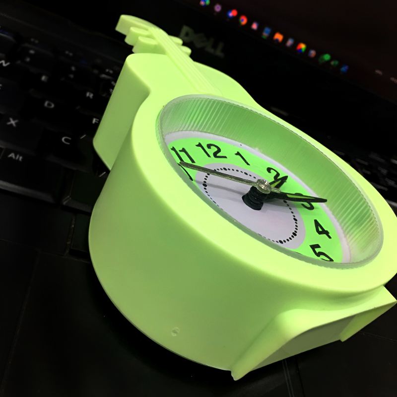 Mini Guitar-Shaped Desk Alarm Clock with Quartz Movement - Image 9