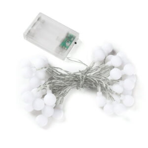 5M LED String Fairy Lights With 50 Ball Shaped Bulbs For Home And Outdoor Decoration