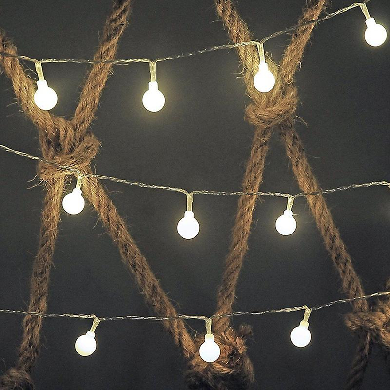 5M LED String Fairy Lights With 50 Ball Shaped Bulbs For Home And Outdoor Decoration - Image 9