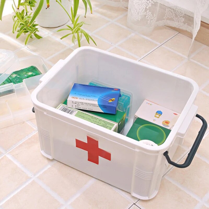 Multi-Layer Medicine Storage Organizer First Aid Box - Image 3