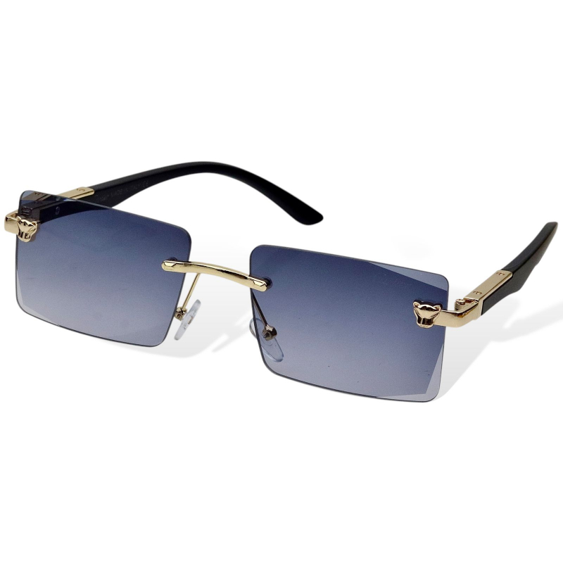 Trendy Rimless Polarized Sunglasses – UV400 Protection, Scratch-Resistant & Adjustable Fit - Image 3