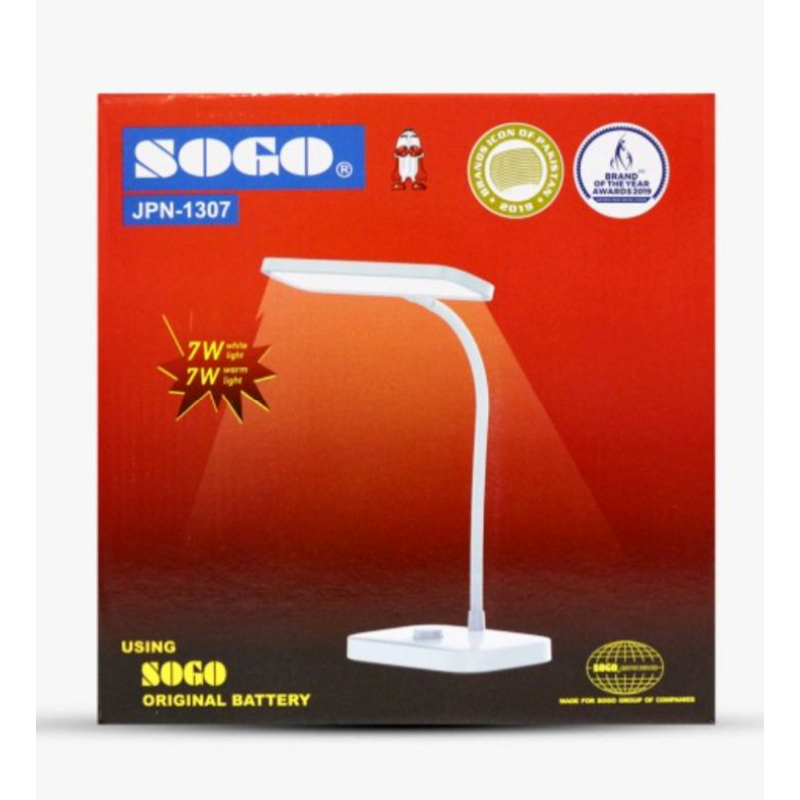 JPN-1307 Sogo Rechargeable Table/Desk Portable And Stylish Lamp - Image 3