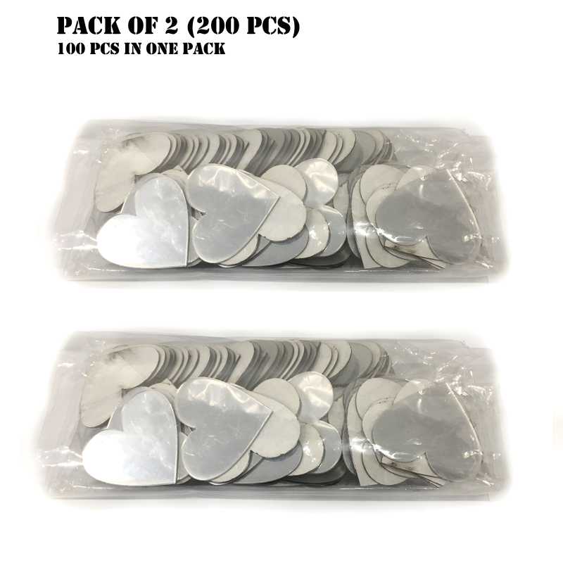 200 Pieces Mini 3D Heart-Shaped Acrylic Mirror Wall Stickers For Decorative Home Enhancement - Image 2