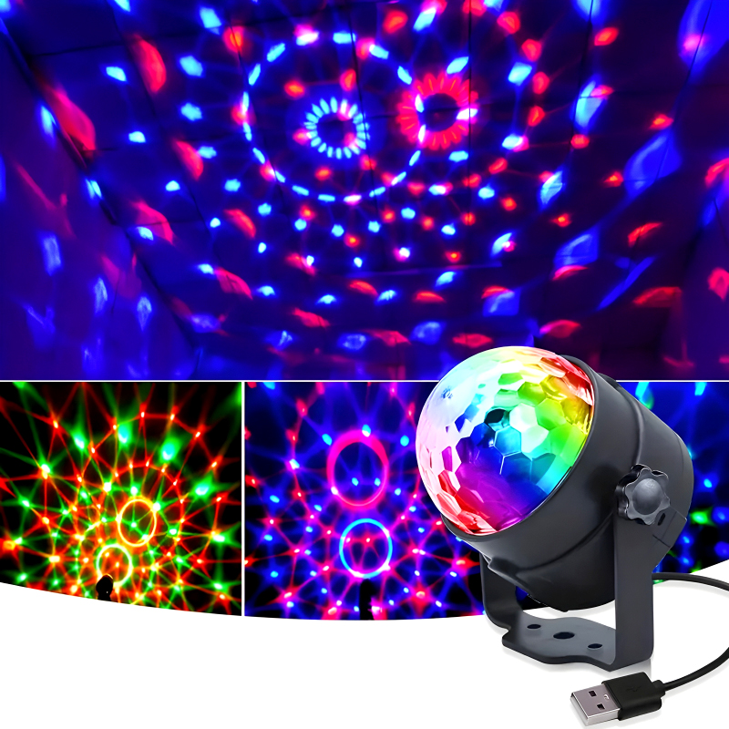 LT-910 Mini LED Projector With Speaker & RGB Disco Light - Image 15