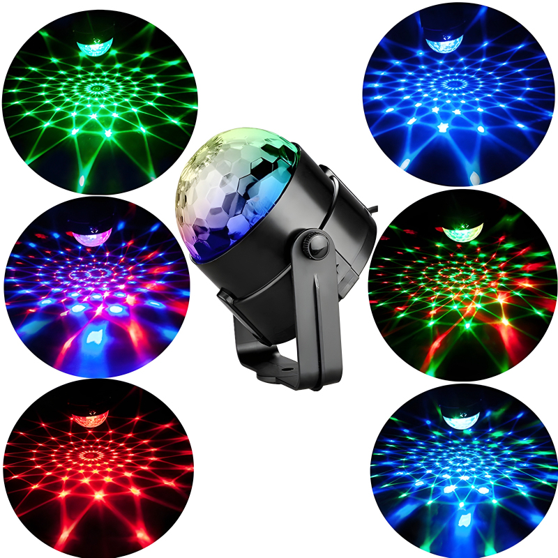 LT-910 Mini LED Projector With Speaker & RGB Disco Light - Image 12