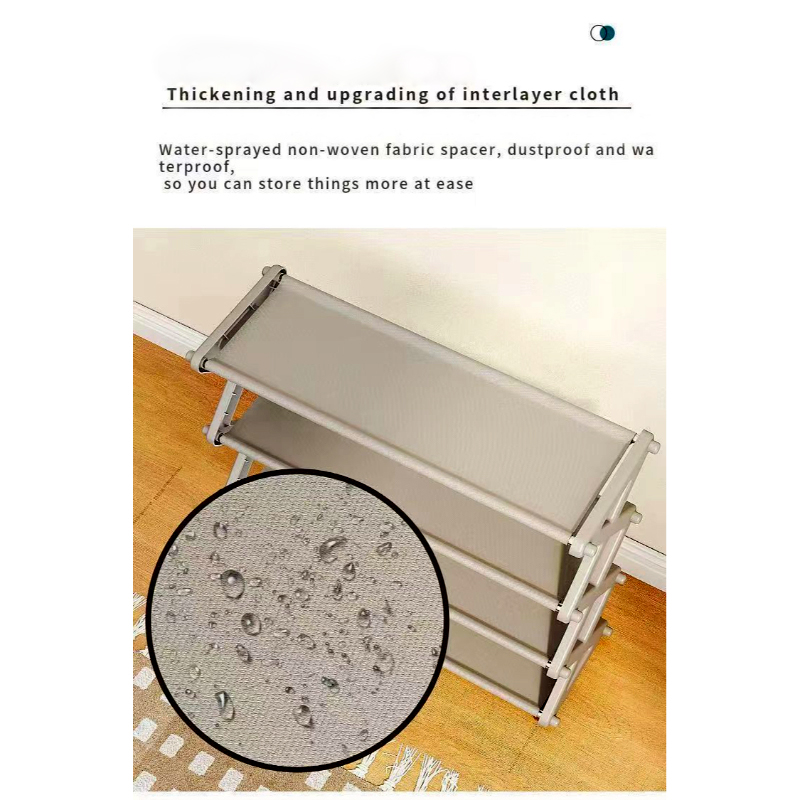 4 Layers X-Type Foldable Fashion Shoe Organizer Stand - Image 10