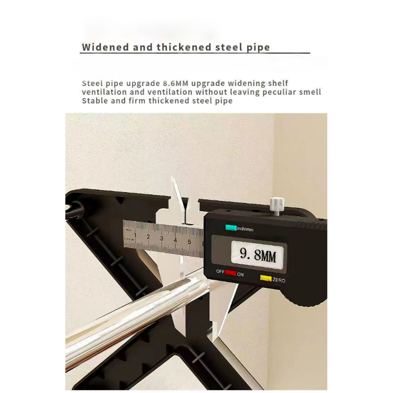 4 Layers X-Type Foldable Fashion Shoe Organizer Stand - Image 9