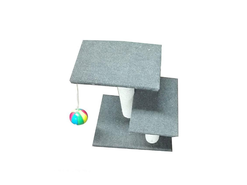 3-Layer Cat Climbing Tree Scratching Post Board And Hanging Toy - Image 6