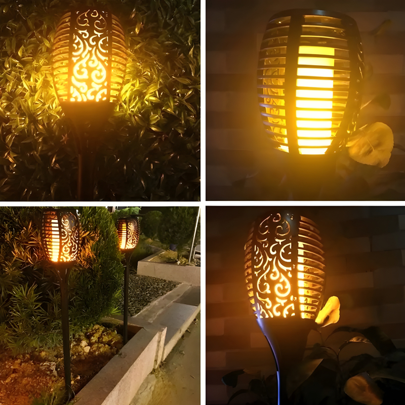 XF-6017 Solar Flame LED Light Lamp Enhance Your Outdoors With Stunning Decoration - Image 13
