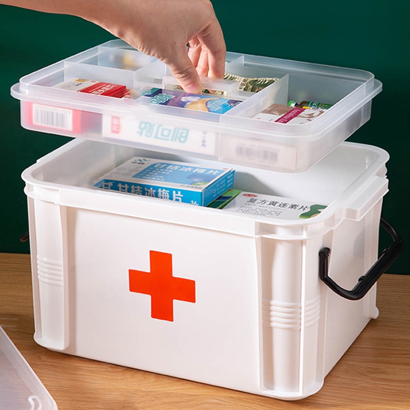 Multi-Layer Medicine Storage Organizer First Aid Box - Image 5
