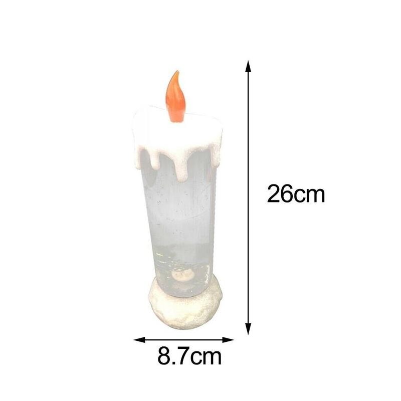 LED Water Glitter Candle Color Change Electronic Rechargeable Waterproof Candle - Image 2
