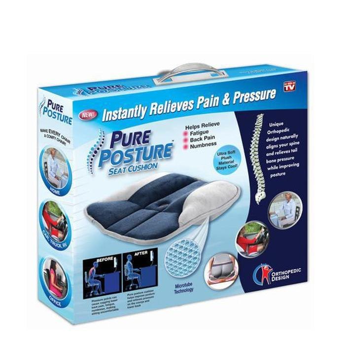 Pure Posture Memory Foam Seat Cushion For Relaxation Sciatica Sitting - Image 4