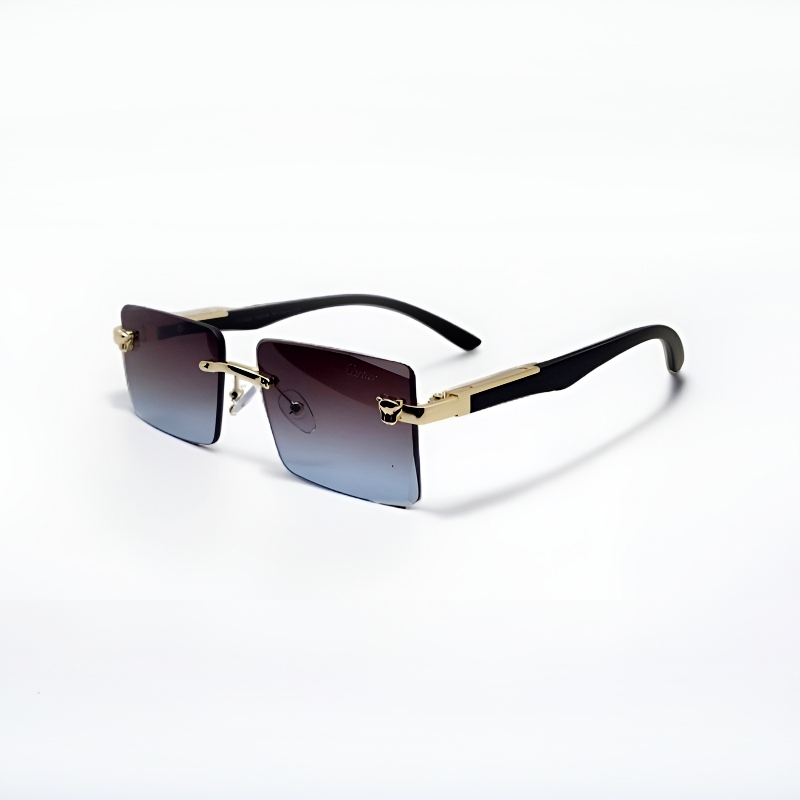Trendy Rimless Polarized Sunglasses – UV400 Protection, Scratch-Resistant & Adjustable Fit - Image 5