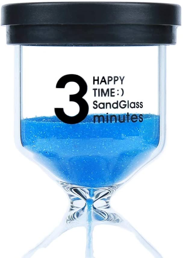 Sand Hourglass Timer 3 Minutes Clock Home Decor Mini Watch - Image 5