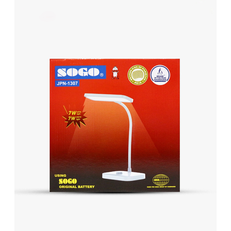 JPN-1307 Sogo Rechargeable Table/Desk Portable And Stylish Lamp - Image 3