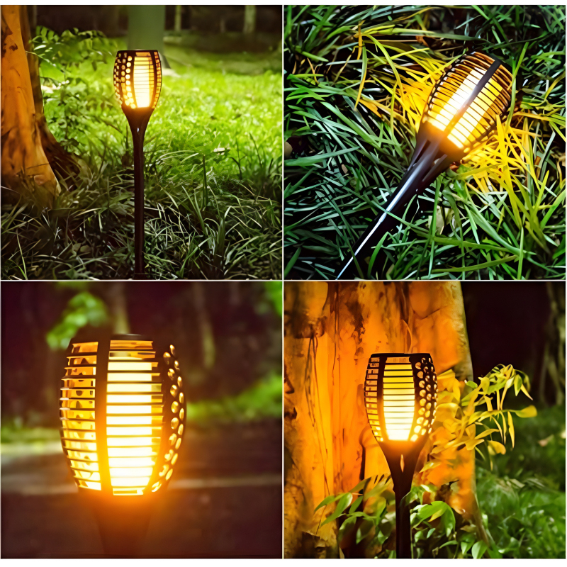 XF-6017 Solar Flame LED Light Lamp Enhance Your Outdoors With Stunning Decoration - Image 6