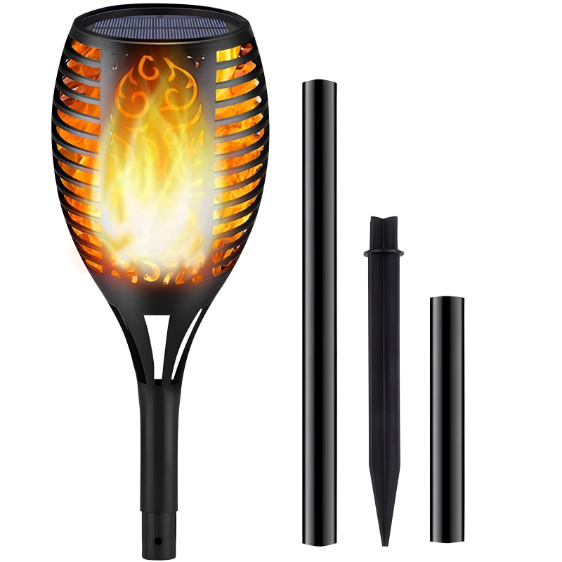 XF-6017 Solar Flame LED Light Lamp Enhance Your Outdoors With Stunning Decoration - Image 2