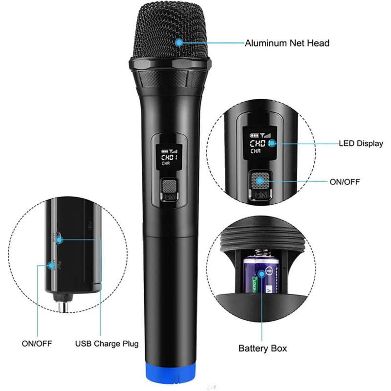 LT-105 Universal Wireless Microphone – Studio-Quality Audio for Amplifiers, Mixers & Live Sound Reinforcement - Image 8